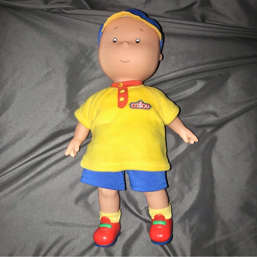 Caillou 2012 Classic Friend Doll Hard Head Soft Plush Vinyl PBS